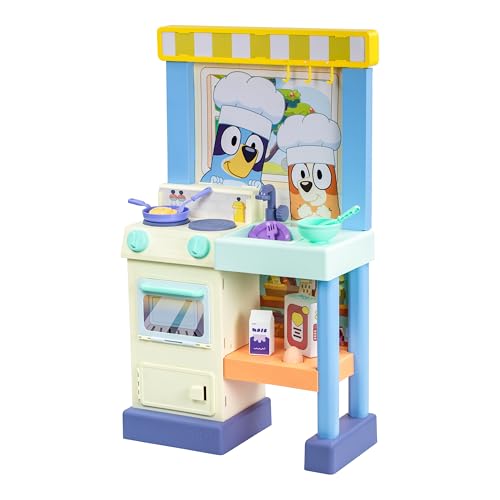Bluey Kitchen Play Set for Kids Ages 4-8, 3ft Tall