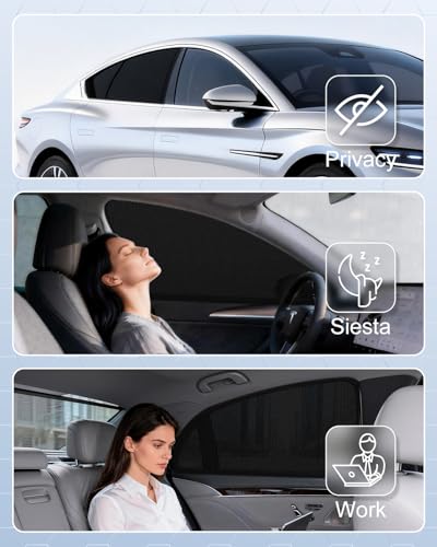 Car Window Shades 2 Pack Spandex