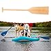 YueShengYCHUANG Children's Wooden Paddle for Canoeing with Ergonomic T Handle, 85cm