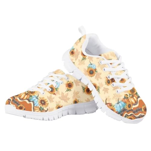 Pinupub Youth Kids Running Shoes Breathable Soft Sports Non Slip Durable Casual Lace Up Sneakers4