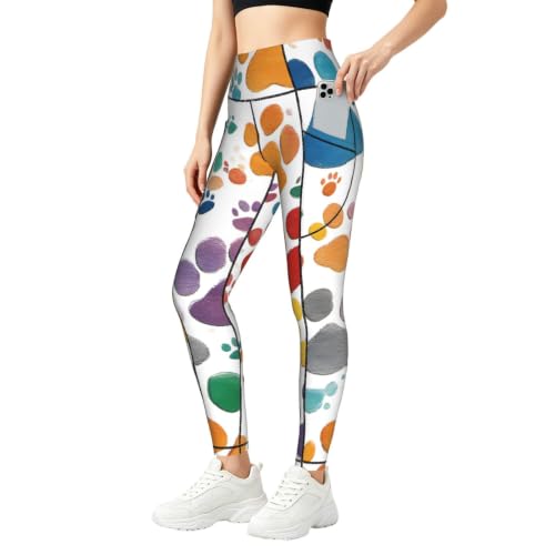 Leggings con estampado artístico para mujer ideales para yoga y uso diario