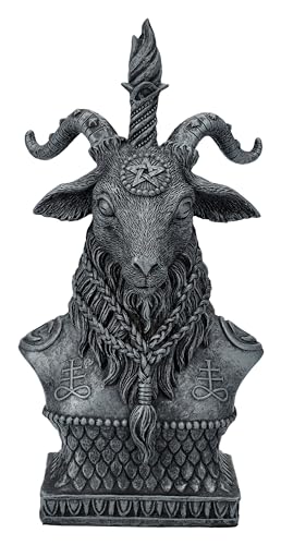 Pacific Giftware 8 Sabbatic Goat Baphomet Bust Statue Keeper of The Mystical Realm Decorative Sculpture Figurine