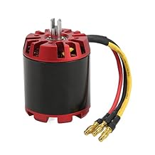 Brushless Motor, 5065 270KV Brushless Motor, 1800W 6480-9600 RPM Non Load Speed Motor for Hydraulic Pump Model Excavation Machinery