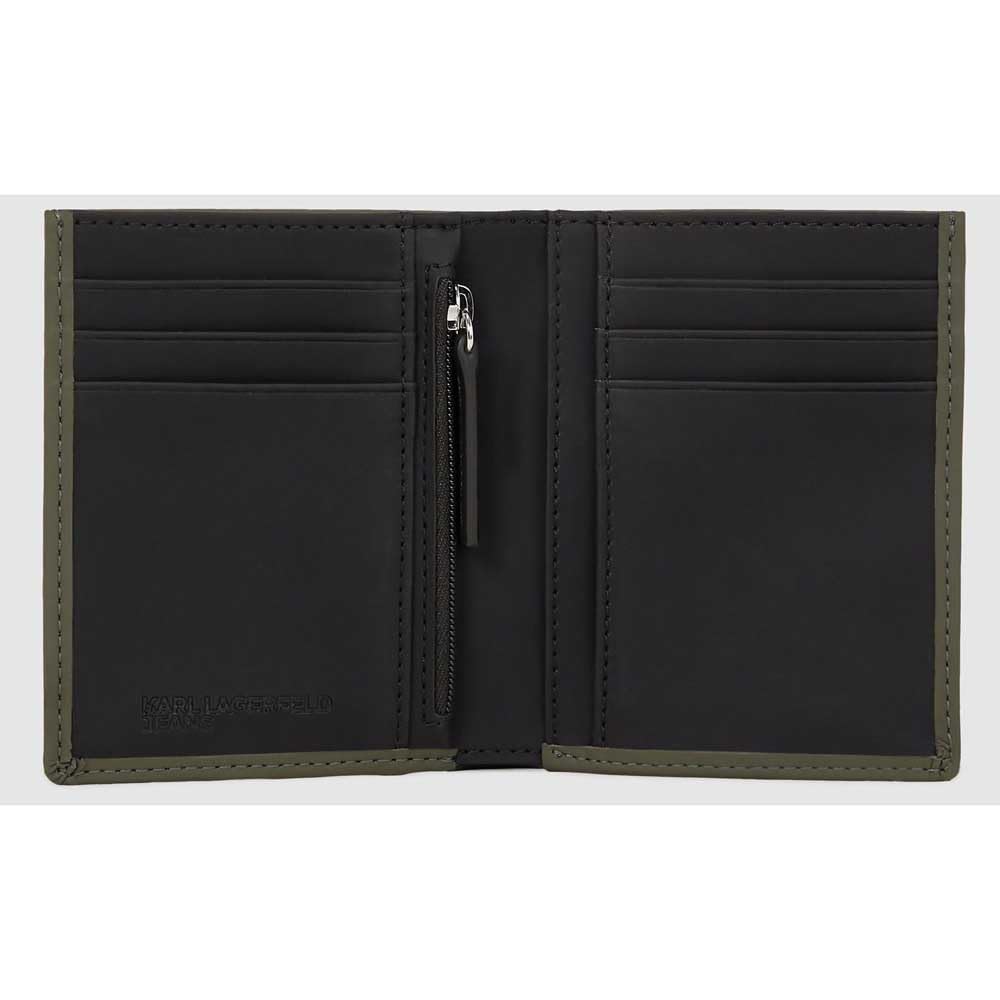 Karl Lagerfeld Jeans Herren Coated Pu Bifold Waldnacht One Size