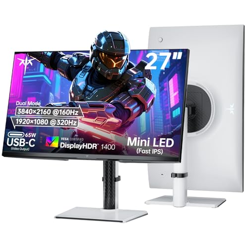 KTC 27 Inch Dual Mode Mini LED Monitor - 4K UHD at...