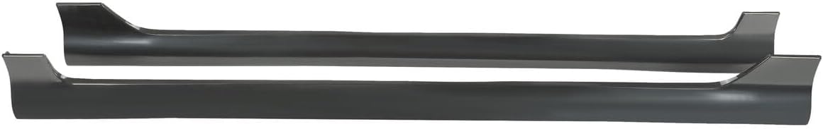 Side Skirts Extension Fit for T0y0ta Corolla 2003-2008 Black Body Kit ADD-ON ABS
