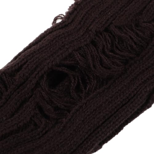 Guantes sin dedos para usar el móvil mitones largos cómodos de invierno 3