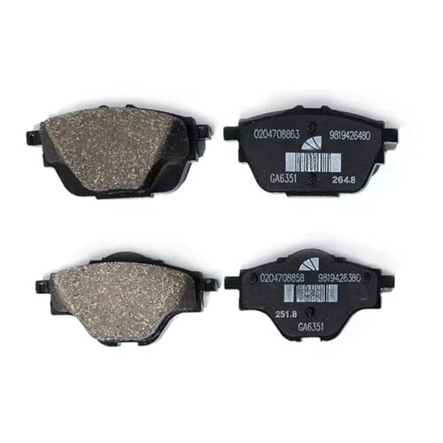 Plaquettes de frein arrière 5008 C5 Aircross kit friction 1609000980 de rechange