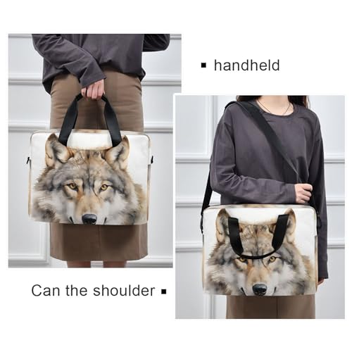 Funda para portátil Alaza Wild Wolf Head 13-15.6" miniatura 2