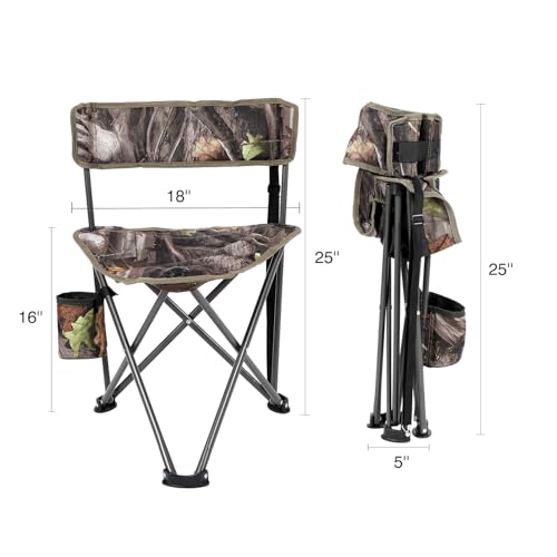 Image of REDCAMP 2 Pack Tripod Hunting Chairs for Blinds