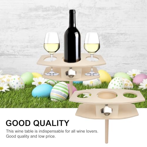 Casier à vin en bois facile à démonter avec finitions soignées pour l'extérieur - 6