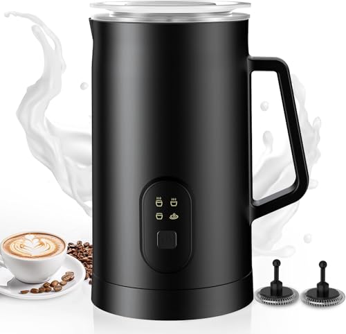 Vexloria Milk Frother Electric 4-in-1 Automatic Milk Frothers Silent Operation Hot & Cold Milk Foamer and Large Capacity Automatic Milk Steamer 20.4oz/580ml for Latte Coffee Chocolate size2