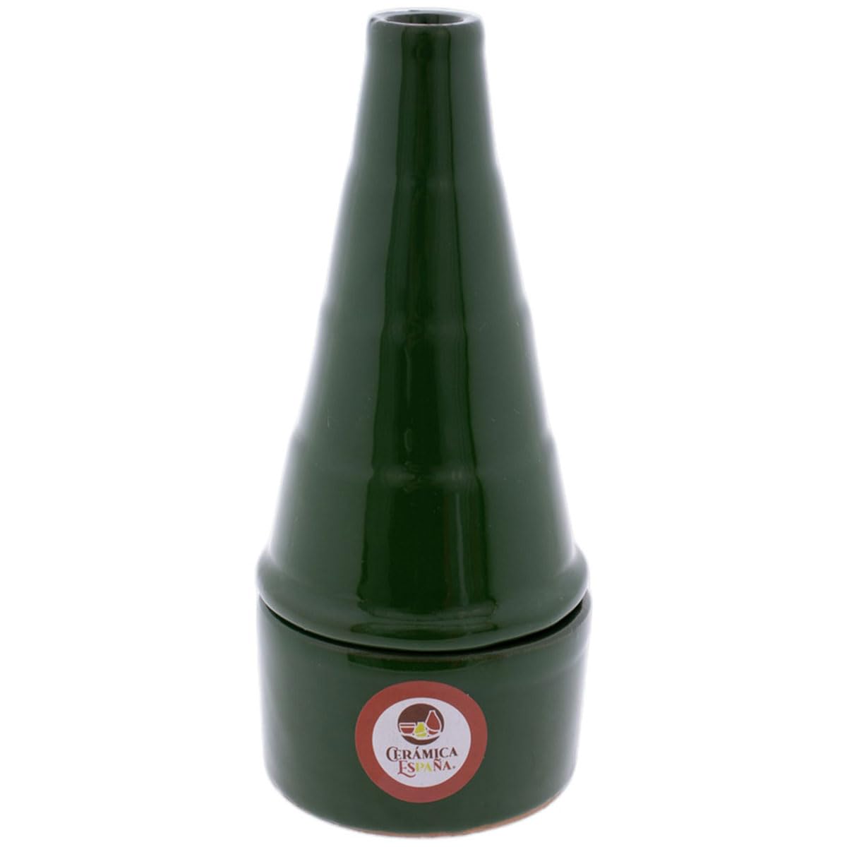 CERÁMICA ESPAÑA® | Incenso a camino verde | Incensieri religiosi | Incensieri in argilla | Incenso Pasqua | Bruciatore profumo, 8 x 8 x 18 cm