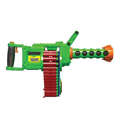 Dart Zone Enforcer Super Commando Toys , Green , 40-round ammo belts