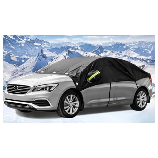 iZoeL Auto Windschutzscheiben 274 x 260 x 412 cm magnetische Winter Frontscheibe, große magnetische Auto Sonnenblende Abdeckung Wasserdicht Scheibenabdeckung schützt vor Wind, Schnee, Frost, Sonne