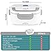 HengLiSam Electric Lunch Box Food Heater 80W Fast Heated Lunch Box for Adults, 1.5L Portable Food Warmer loncheras 12V/24V/110V for Car/Home/Office with Fork Spoon and Insulated Lunch Bag