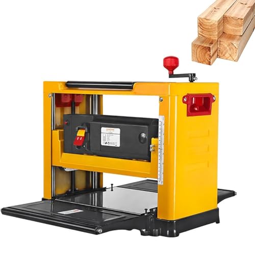 Cepilladora eléctrica de madera, 2000 W de alta potencia y velocidad de 8000 RPM para un acabado suave, corte multiángulo ajustable para proyectos domésticos de bricolaje