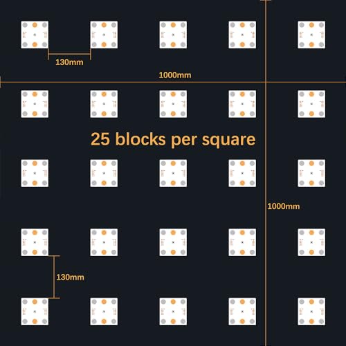 Image of wixure 20PCS String Light 3030 RGBW Diffuse Reflection Square Lamp Module Lights 24V 6 LEDs 7070 24V RGBW 2700K Excluding Controllers, Transformers, and Accessories