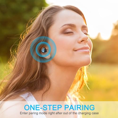 Image of Ordtop Wireless Earbuds, 140Hrs Playtime Ear Buds 2026 New Bluetooth 5.3 Headphones 6D Stereo Bass with ENC Clear Call, IPX7 Waterproof Earphones for Sports /Working, in Ear Headphones for Android /iOS