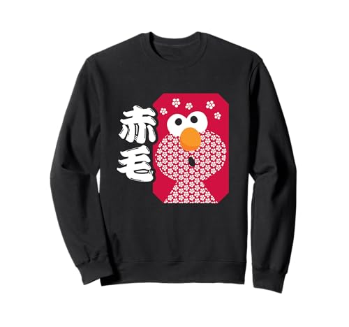 Sweat Sesame Street Elmo imprimé fleur vêtement original col rond