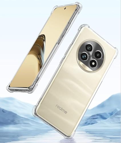 Image of Compatible for [ realme 14 Pro Lite 5G ] Bumper Back Case Cover for [ realme 14 Pro Lite 5G ] - Transparent