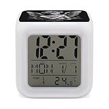 Scénarios applicables : petite alarme. Convient pour les bureaux, cuisines, salons, chambres, salles de bains ou restaurants. L'horloge veilleuse peut également être utilisée comme cadeau significatif et souvenir pour décorer et embellir votre environnement.