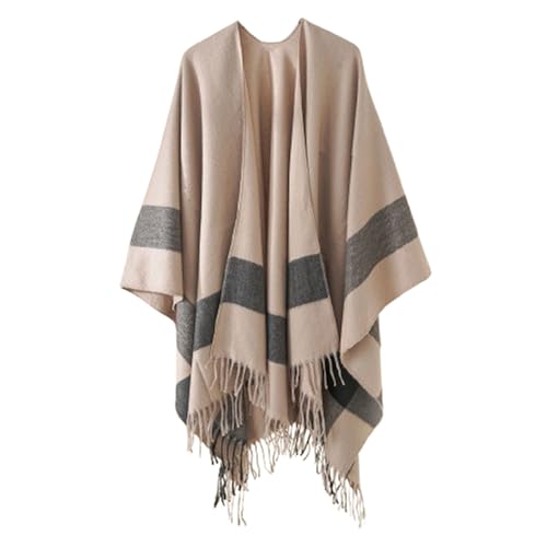Alternative au cardigan tendance motif à rayures femme contre le vent