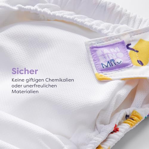 Bambino Mio, Revolutionäre Wiederverwendbare Windel, Warmherziger Marienkäfer - Nachhaltig, Öko-Tex, Waschbar, Baby und Kleinkind