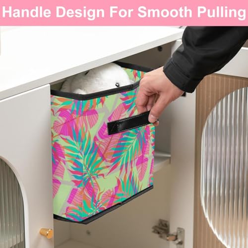 Boîte de rangement pliable en tissu gain de place pour placard