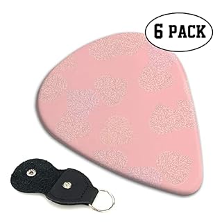 FUCVNPZ Lot de 6 médiators en celluloïd, feuilles roses, pour guitares acoustiques, électriques, basses ou ukulélé - Les Beatles, Paul McCartney, John Lennon, RIngo Starr, George Harrison FUCVNPZ Lot de 6 médiators en celluloïd, feuilles roses, pour guitares acoustiques, électriques, basses ou ukulélé – Image 4