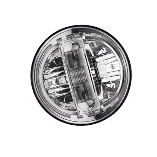Feux de jour à LED pour phares avant 7 pouces avec système double tension 12V 24V pour Ford chrome