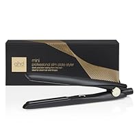 ghd Mini Hair Straightener, 15mm Slim Plate Styler, for Precision Styling from The Root, Short Hair and Fringes, More Shine, Universal Voltage