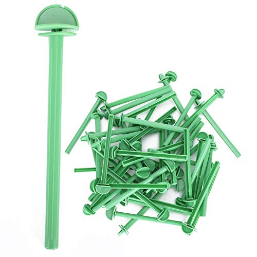 Bird Play Stand Perch Plastic Cage Standing Stick Parakeet Bar Accessory 50Pcs