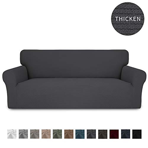 Easy-Going Thickened Stretch Slipcover, Sofa Cover, Furniture Protector with Elastic Bottom, 1 Piece