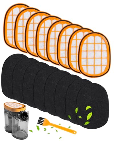 Keepow 8 Filter für Philips SpeedPro Max Aqua Akkusauger Kompatibel mit Philips XC8045 Filter und 8000 Series Aqua Plus Waschbarer Staubsauger Filter für FC6812 FC6813 FC6822 FC6823 FC6826 FC6723/01