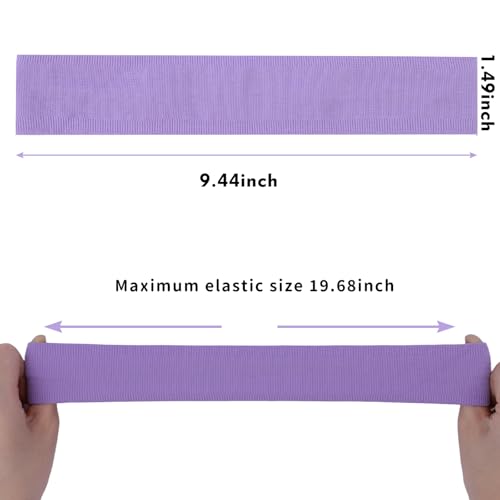 Image of Workout Headbands Non Slip Headband Sport Headbands Sweatbands Elastic Sport Hair Bands for Sports Travel Indoor Fitness Gym