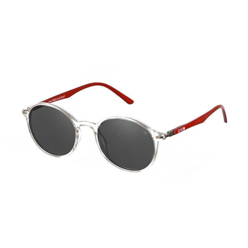 Image of ENRICO Classic Round Polarized Glasses for Men & Women | Full Rim Round Stylish Polarised Sunglasses Man & Women |100% UV Protected