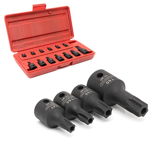 image for NEIKO 10282B 13 Piece Security Torx Socket Bit Set, 6 Point Heavy Duty