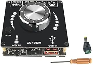 DollaTek 100W+100W Bluetooth 5.0 Power Audio Amplifier board Stereo AMP Amplificador Home Theater AUX USB 100W*2