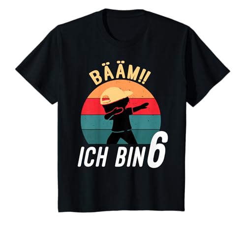 Dabbing Geburtstagsshirt 6 Jahre Jungs 6. Geburtstag T-Shirt