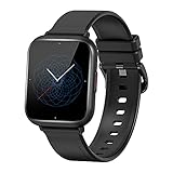 【Ultralange Akkulaufzeit】Fitness Watch Bluetooth-Chip mit niedrigem Energieverbrauch, starke Skalierbarkeit, die Ladezeit der Batterie beträgt 1,5 Stunden und hält bei ordnungsgemäßem Gebrauch 15 Tage, im Stand-by-Modus 30 Tage. Die fortschrittliche Bluetooth 5.0 Technologie sorgt für eine schnelle und stabile Verbindung.