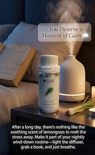 Image of Sage Apothecary Lemongrass Diffuser Oil - 125ml