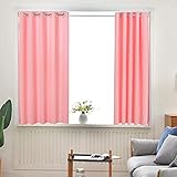 XY&YD Volltonfarbe Vorhänge Zu Schlafzimmer,Satz Von 2 Panels,stabtasche Verdunkelungsvorhänge Für Wohnzimmer,schiebeglastür K 150x150cm