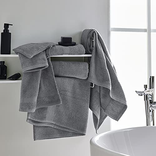 Today Essential Steel 70 x 130 cm Cotton Bath Towel, 70X130 - Image 2
