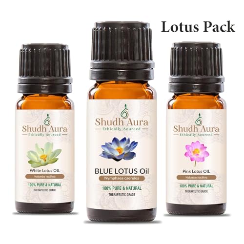 Aceites esenciales de loto puro set de 3 miniatura 2