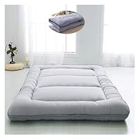 Matelas Futon Portable Pliable, Matelas Futon Japonais 90 X 200 Cm Housse Lavable D Invites Gris 96460089
