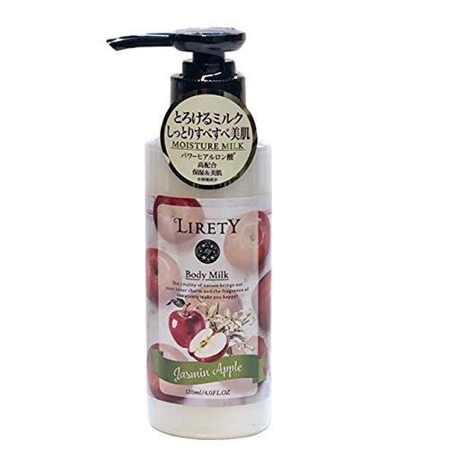 LIRETY ボディミルク ジャスミンアップル 120ml