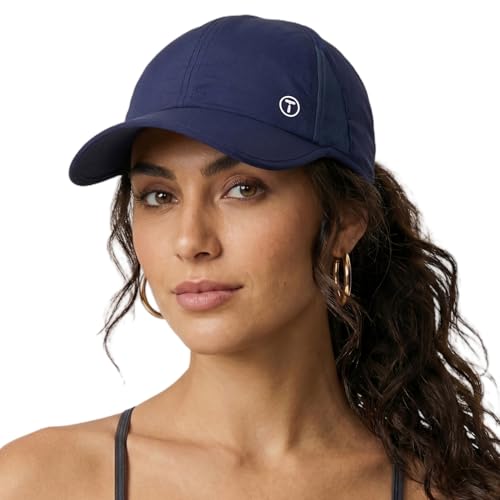Image of TOP-EX ChicPony UPF 50+ Cooling High Ponytail Baseball Cap for Women | Cool-touch wicking band, hidden 4 in slot fits high /low ponytails; 2.3 oz, packable, airy, quick-dry, adjustable for sports