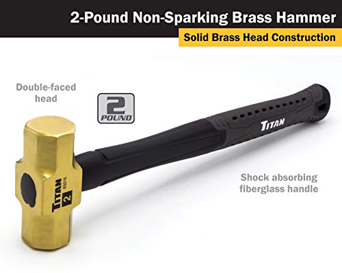 Titan 63216 Solid Brass Hammer