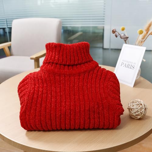 Image of Baby Boys Turtleneck Knit Sweaters Toddler Girls High Collar Pullover Sweater Size 1-8T